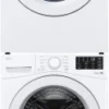 LG Stacked Washer & Dryer Set with Front Load Washer and Electric Dryer