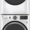 GE Stacked Washer & Dryer Set with Front Load Washer and Electric Dryer