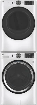 GE Stacked Washer & Dryer Set with Front Load Washer and Electric Dryer