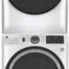 GE Stacked Washer & Dryer Set with Front Load Washer and Electric Dryer