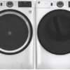 GE Side-by-Side Washer & Dryer Set with Front Load Washer and Gas Dryer