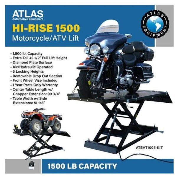 Atlas HI-RISE 1500 Motorcycle ATV Lift