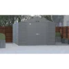 D Plastic Storage Shed 8 ft. W x 20 ft (White)
