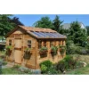 2 ft. W x 12 ft. D Cedar Wood Sunshed Garden Shed