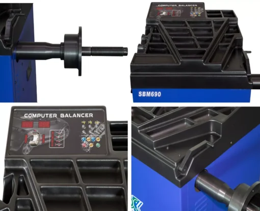 2.0 HP Tire Changer & Wheel Balancer Machine Combo 580 690