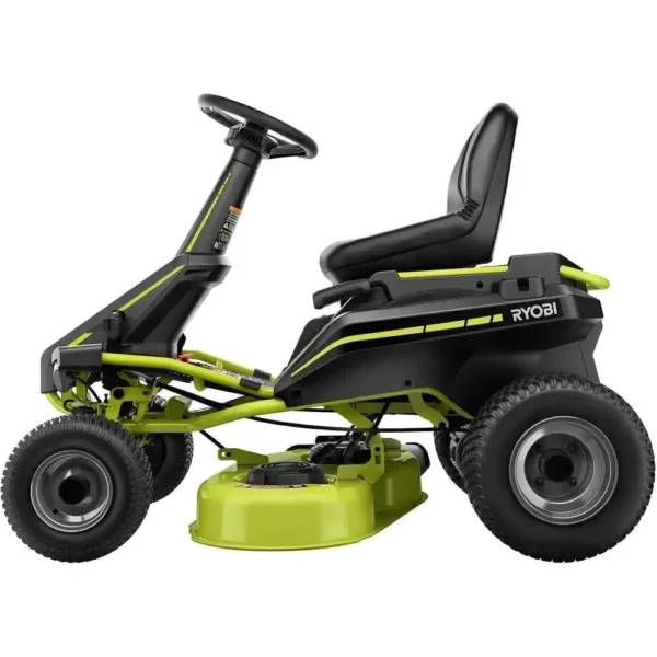 RYOBI 48V Brushless 30 in. 50 Ah Battery Electric Rear Engine Riding Mower