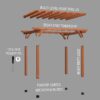 14x12 Beaumont Pergola