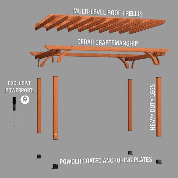 16x12 Beaumont Pergola