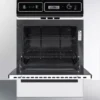 Summit 24 Inch Single Gas Wall Oven with Removable Door, Electronic Ignition
