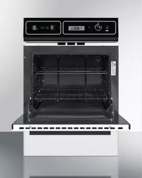 Summit 24 Inch Single Gas Wall Oven with Removable Door, Electronic Ignition