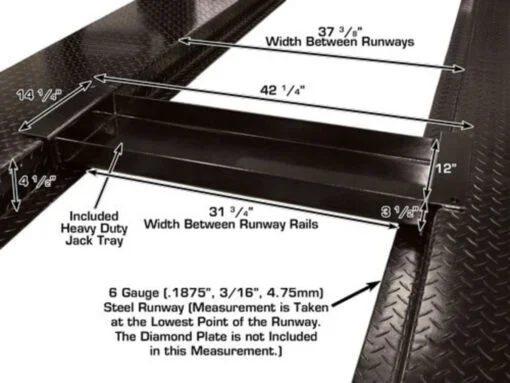 Atlas Garage PRO8000 8,000 lb 4-Post Lift