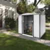 D Galvanized Steel Storage Shed 6 ft. W x 4 ft