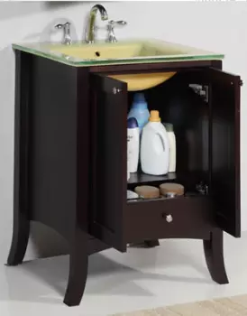 Empire Industries Empress Collection 26 Inch Contemporary Vanity with Cabinet Doors