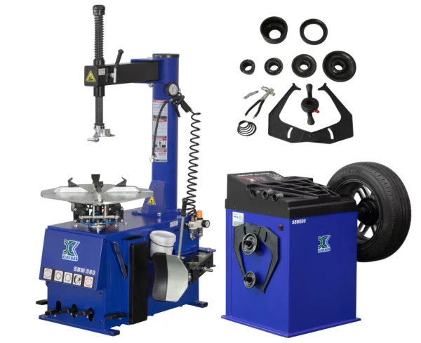 Xinkong 1.5 HP Tire Changer & Wheel Balancer Machine Combo 580 690