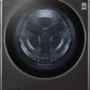 LG Stacked Washer & Dryer Set with Front Load Washer and Electric Dryer