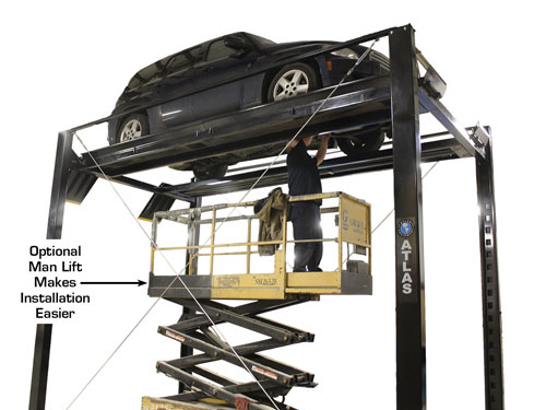 Atlas Garage PRO7000ST 7,000 lb Super Tall 4-Post Lift