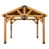 12x10 Arlington Gazebo with Electric - Lt Brown