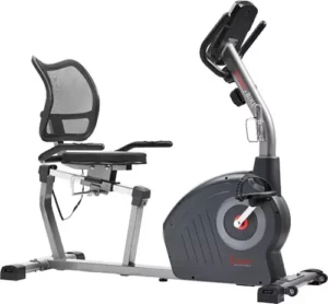 Sunny Health and Fitness Interactive Recumbent Bike
