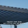 16x10 Sarasota Steel Louvered Pergola