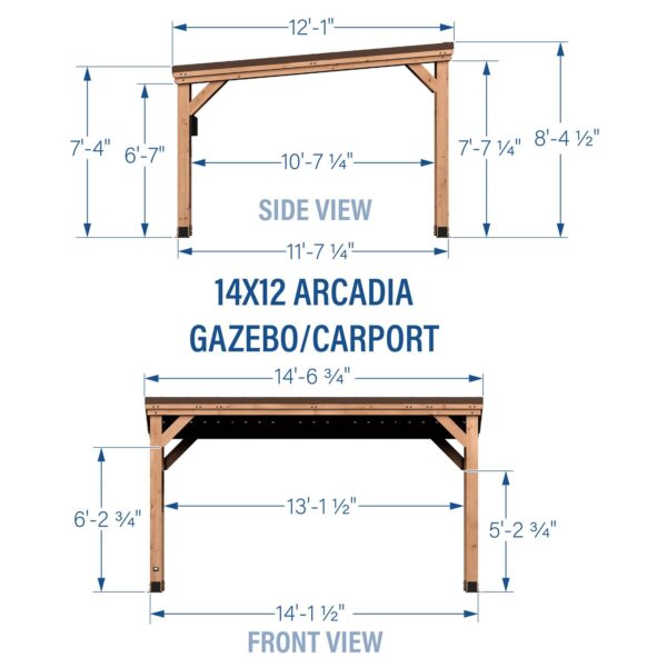 14x12 Arcadia Gazebo