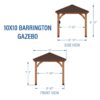 10x10 Barrington Gazebo