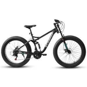 Ecarpat 26 in Fat Tire Mountain Bike for Men, MTB Bicycle for Adults, 21 Speeds Disc Brake