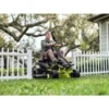 RYOBI 48V Brushless 30 in. 50 Ah Battery Electric Rear Engine Riding Mower