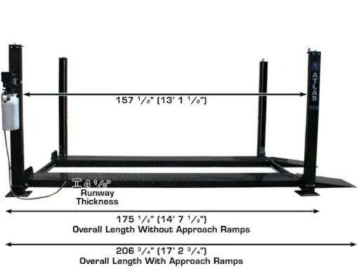 Atlas Garage PRO8000 8,000 lb 4-Post Lift