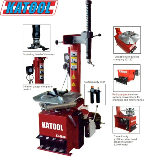 Katool Wheel Clamp Tire Changer Machine