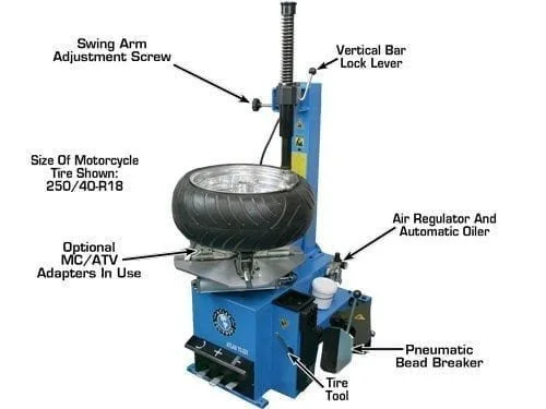 Atlas TC221 Rim-Clamp Tire Changer