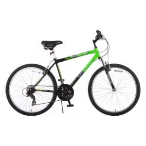 26" Trail 21-Speed Suspension Men's Mountain Bike, Green and Black