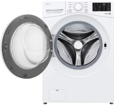 LG Side-by-Side Washer & Dryer Set with Front Load Washer and Electric Dryer