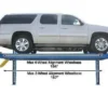 TUXEDO FP12K-K 12,000 LB CABLE DRIVEN 4 POST LIFT