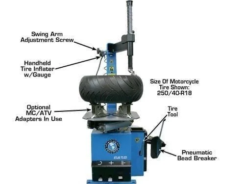 Atlas TC221 Rim-Clamp Tire Changer