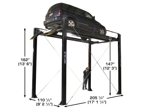 Atlas Garage PRO7000ST 7,000 lb Super Tall 4-Post Lift