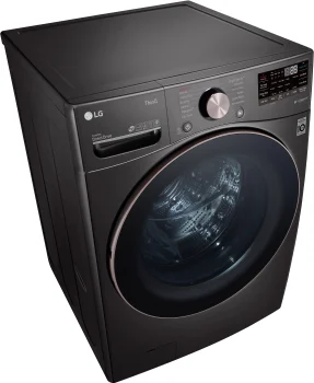 LG Stacked Washer & Dryer Set with Front Load Washer and Electric Dryer