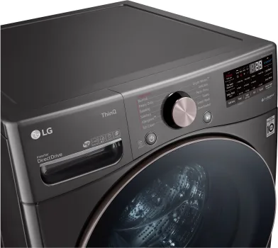 LG Stacked Washer & Dryer Set with Front Load Washer and Electric Dryer