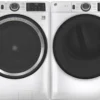 GE Side-by-Side Washer & Dryer Set with Front Load Washer and Electric Dryer
