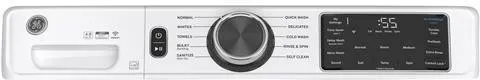 GE Stacked Washer & Dryer Set with Front Load Washer and Electric Dryer