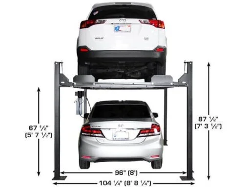 Atlas Apex 8 8,000 lb 4-Post Lift Car