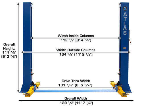 Atlas BP10000X 10,000 lbs Baseplate Lift
