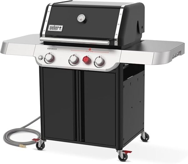 Genesis E-325 3-Burner Natural Gas Grill in Black