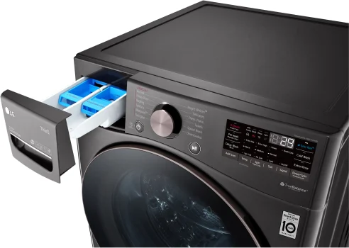 LG Stacked Washer & Dryer Set with Front Load Washer and Electric Dryer
