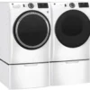 GE Stacked Washer & Dryer Set with Front Load Washer and Electric Dryer