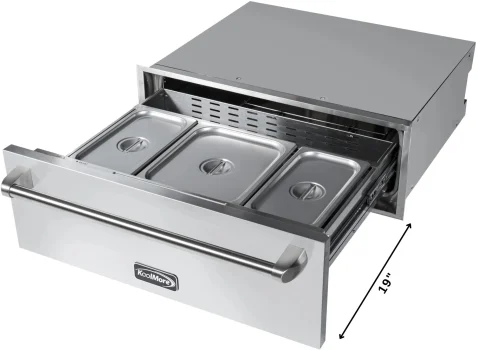 Koolmore 30 Inch Built-In Warming Drawer with 1.8 cu.ft Capacity