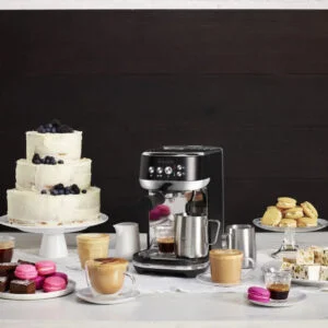 Breville The Bambino Plus Espresso Machine, Black Truffle