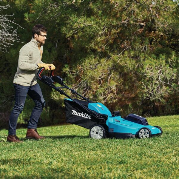 Makita 18V X2 (36V) LXT Lawn Mower Kit 21in Self Propelled with 4 Batteries