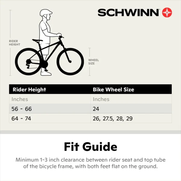 Schwinn High Timber Youth/Adult Mountain Bike for Men and Women