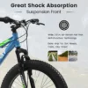 Ambifirner 24 Inch Fat Tire Bike Adult/Youth Full Shimano 7 Speeds Mountain Bike, Dual Disc Brake,Snow Wide Tire Adult Bicycle Mountain Trail Bike, Urban Commuter City Bicycle