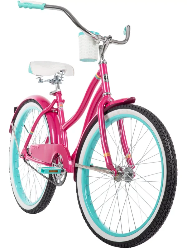 Huffy Women's Good Vibrations Perfect Fit 24” Cruiser Bike